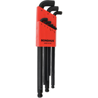 Stubby Ball End Hex Key Set, 9 Pcs., Metric Toolneeds Inc.