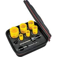 Deep Cut Hole Saw Kit, 9 Pieces Toolneeds Inc.