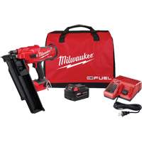 M18 Fuel 21 Degree Nailer Kit, 18 V, Lithium-Ion Toolneeds Inc.