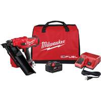 M18 Fuel 30 Degree Nailer Kit, 18 V, Lithium-Ion Toolneeds Inc.
