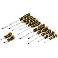 Phillips&reg;/Slotted Dual Material Screwdriver Set, 12 Pcs. Toolneeds Inc.