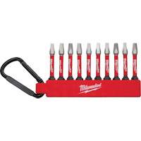 Jeu dembouts pour tournevis &agrave; chocs Shockwave, Carr&eacute;e, #2, Prise 1/4" Toolneeds Inc.