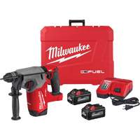 M18 Fuel SDS Plus Rotary Hammer Kit, 18 V, 1", 2 ft-lbs., 1330 RPM Toolneeds Inc.
