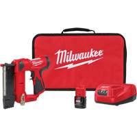 M12 23 Gauge Pin Nailer Kit, 12 V, Lithium-Ion Toolneeds Inc.