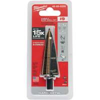 Foret &eacute;tag&eacute;, 7/8"/#9 - #9/1-1/8", Incr&eacute;ments de 1/32", Acier rapide au cobalt Toolneeds Inc.