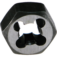 Drillco&reg; Hexagon Threading Die Nut, 4-40 Thread, High Speed Steel Toolneeds Inc.