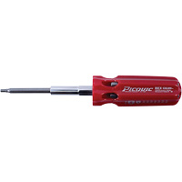 Hex-Calibre Metric Multi-Bit Screwdriver, Plastic Handle Toolneeds Inc.