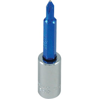 Douille tournevis &agrave; embout bleu, Phillips, #1, Prise 1/4" Toolneeds Inc.