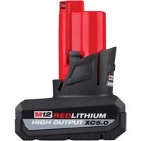 M12 Redlithium High Output XC5.0 Battery Pack, Lithium-Ion, 12 V, 5 Ah Toolneeds Inc.