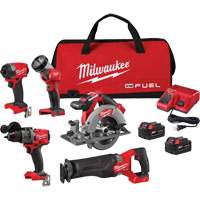 Jeu de 5 outils combin&eacute;s M18 Fuel, Lithium-ion, 18 V Toolneeds Inc.