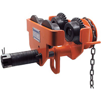 SGT Series Heavy-Duty Geared Trolley, 10000 lbs. (5 tons) Capacity, 4-1/2" - 8-1/32" Toolneeds Inc.