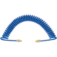 APUB-1425 Tuyau d'air en serpentin avec raccords pivotants et ressort de protection, Air, 1/4" DI x 25' lo, Polyur&eacute;thane Toolneeds Inc.