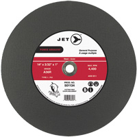 A36R Power Abrasive Cut-Off Wheel, 14" x 3/32", 1" Arbor, Type 1, 4400 RPM Toolneeds Inc.