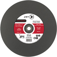A24GP Power Abrasive Cut-Off Wheel, 20" x 5/32", 1" Arbor, Type 1, 3000 RPM Toolneeds Inc.