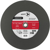 A24R PowerPlus Cut-Off Wheel, 12" x 1/8", 20 mm Arbor, Type 1, 6600 RPM Toolneeds Inc.