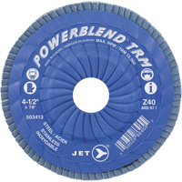 PowerBlend Trimmable Flap Disc, 5" x 7/8", Type 29, Z40 Grit, Zirconia Alumina Toolneeds Inc.