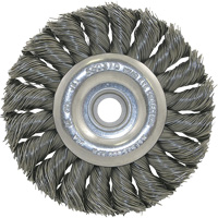 3K114 Unthreaded Knot Twisted Wire Wheel, 3-1/4" Dia., 0.014" Fill, 3/8"-1/2 Arbor Toolneeds Inc.