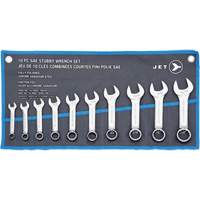 SCWS-10S Stubby Wrench Sets, Combination, 10 Pieces, Imperial Toolneeds Inc.