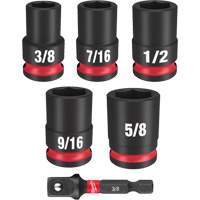 Shockwave Impact Duty SAE Socket Set, 6 Pcs, Impact, 3/8" Drive Size Toolneeds Inc.