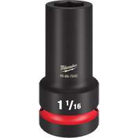 Douille &agrave; paroi extra mince Shockwave Impact Duty, Chocs, 1-1/16", Prise 1", 6 pans, Profond Toolneeds Inc.
