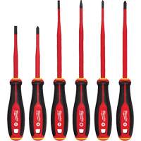 Insulated Slim Tip Screwdriver Set, 6 Pcs., Magnetic Toolneeds Inc.