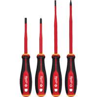 Insulated Slim Tip Screwdriver Set, 4 Pcs., Magnetic Toolneeds Inc.