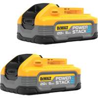 2 batteries POWERSTACK, Lithium-ion, 20 V, 5 Ah Toolneeds Inc.