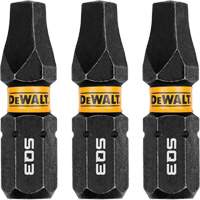 3-Piece FLEXTORQ&reg; Impact Screwdriving Bits, Square, #3, 1/4" Drive Toolneeds Inc.
