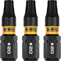 3-Piece FLEXTORQ&reg; Impact Screwdriving Bits, Torx, T-20, 1/4" Drive Toolneeds Inc.