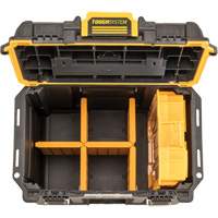 Boîte &agrave; outils compacte et profonde ToughSystem 2.0, 10" x 15-7/20" x 13-4/5", Noir/Jaune Toolneeds Inc.