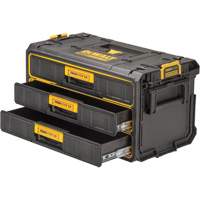 Unit&eacute; &agrave; trois tiroirs ToughSystem 2.0, 21-4/5" x 12-3/10" x 12-3/5", Noir/Jaune Toolneeds Inc.