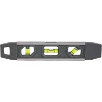 Torpedo Level, 9" L, Aluminum, 3 Vials, Magnetic Toolneeds Inc.