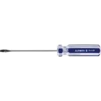 Tournevis &agrave; fente bleu transparent avec bandes , Tige de 1/8", Ronde, Prise en Plastique Toolneeds Inc.