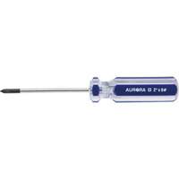 Tournevis Philips bleu transparent avec bandes, #0, Prise Plastique Toolneeds Inc.