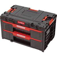 Arx&reg; 2-Drawer Toolbox, 23-1/10" x 15" x 13-2/5", Black Toolneeds Inc.