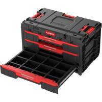 Arx&reg; 3-Drawer Toolbox, 23-1/10" x 15" x 13-2/5", Black Toolneeds Inc.