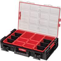 Arx&reg; 2X-Large Organizer with Bins, 23" x 15-1/5" x 6-4/5", Black Toolneeds Inc.