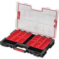 Arx&reg; Large Organizer with Bins, 21" x 15" x 3", Black Toolneeds Inc.