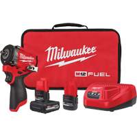 Fuel Stubby Impact Wrench Kit, 12 V, 3/8" Socket Toolneeds Inc.