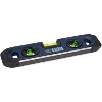 Torpedo Level, 9" L, 3 Vials, Magnetic Toolneeds Inc.
