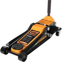 Low Profile Floor Jack, 3.5 Ton(s) Capacity, 3-3/4" Lowered, 21-3/4" Raised, Manual Hydraulic Toolneeds Inc.