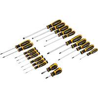 Phillips&reg;, Slotted, Torx&reg; Dual Material Screwdriver Set, 20 Pcs. Toolneeds Inc.