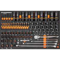 97-Piece Bolt Biter Mechanics Tool Set in Foam Storage Tray Toolneeds Inc.