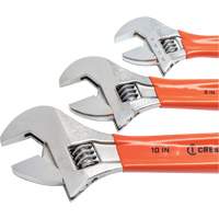 Cushion Grip Wrench Set, Adjustable, 3 Pieces Toolneeds Inc.