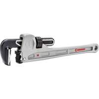 Cl&eacute; &agrave; tuyau &agrave; m&acirc;choires K9, Cap des m&acirc;choires 2-3/8", Longueur 14", Fini Rev&ecirc;tement en poudre, Prise Non-ergonomique Toolneeds Inc.