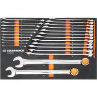 12-Point Long Pattern Combination Metric Wrench Set in Foam Storage Tray, Open-Ended, 24 Pieces, Metric Toolneeds Inc.