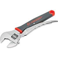 Locking Adjustable Dual Material Wrench, 10" L, 2-18/25" Max Width, Chrome/Polished Toolneeds Inc.