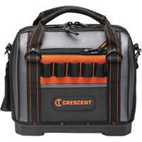14" Tradesman Closed Top Tool Bag, Polyester, 32 Pockets, Black/Grey Toolneeds Inc.