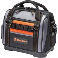 14" Tradesman Closed Top Tool Bag, Polyester, 32 Pockets, Black/Grey Toolneeds Inc.