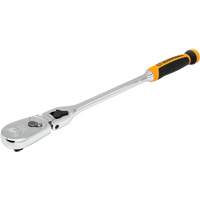 90-Tooth Dual Material Locking Flex Head Teardrop Ratchet Toolneeds Inc.